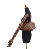 Louis Vuitton Damier Verona PM Hand Bag Ebene Brown