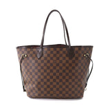 Louis Vuitton Damier Neverfull MM Tote Bag Ebene Cerise Brown