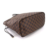 Louis Vuitton Damier Neverfull MM Tote Bag Ebene Cerise Brown
