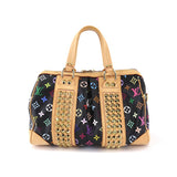 Louis Vuitton MultiColor Courtney MM Shoulder Bag Noir Black