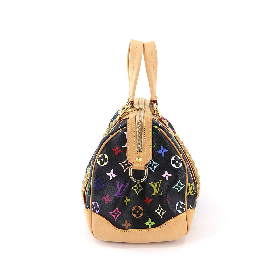 Louis Vuitton MultiColor Courtney MM Shoulder Bag Noir Black