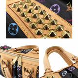 Louis Vuitton MultiColor Courtney MM Shoulder Bag Noir Black