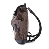 Louis Vuitton Monogram Macassar Christopher PM Backpack Rucksack Brown Noir