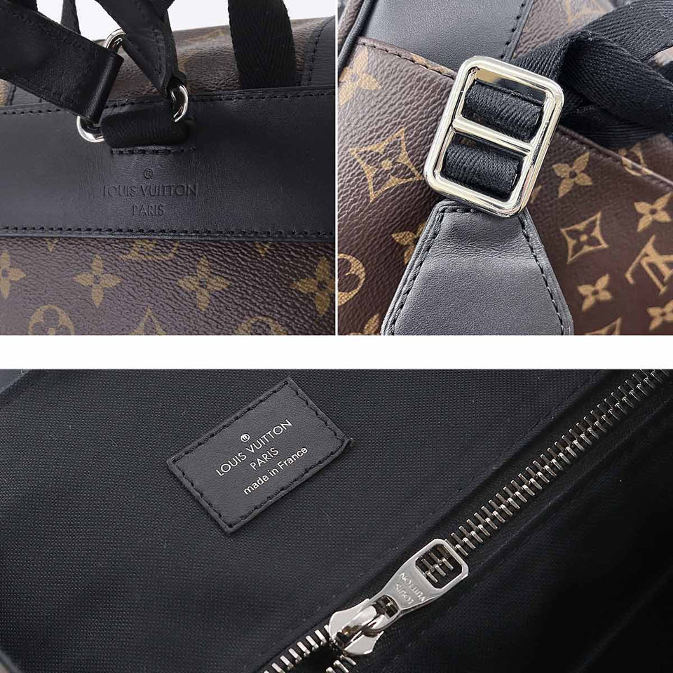 Louis Vuitton Monogram Macassar Christopher PM Backpack Rucksack Brown Noir