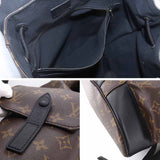 Louis Vuitton Monogram Macassar Christopher PM Backpack Rucksack Brown Noir