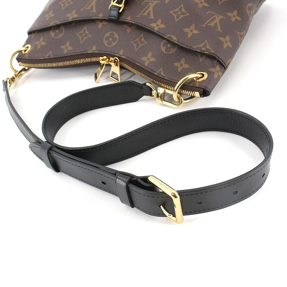 Louis Vuitton Monogram Odeon NM MM Shoulder Bag Brown Noir