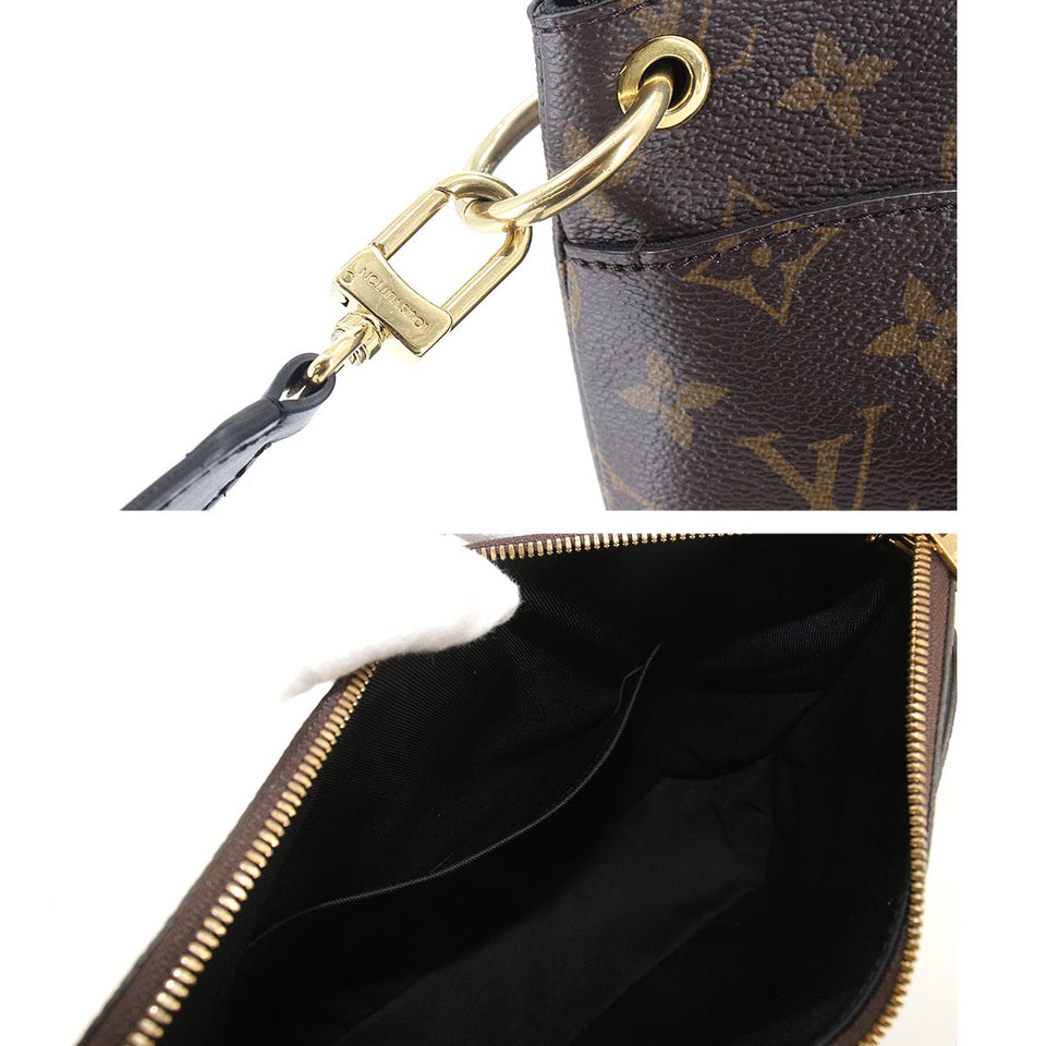 Louis Vuitton Monogram Odeon NM MM Shoulder Bag Brown Noir