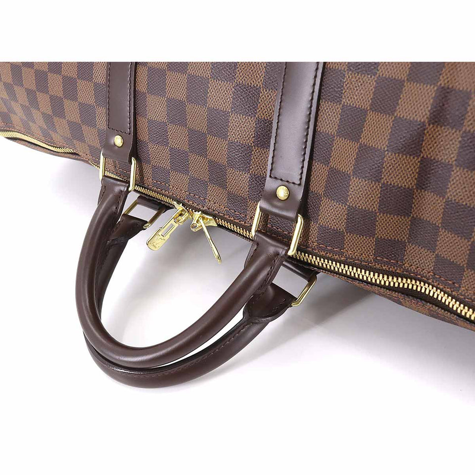 Louis Vuitton Damier Keepall Bandouliere 55 2way Boston Shoulder Bag Ebene
