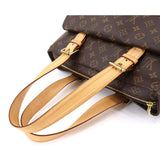 Louis Vuitton Multipli Cite Monogram Canvas Shoulder Bag Brown