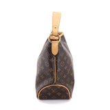 Louis Vuitton Monogram Delightful PM Shoulder Bag Brown Beige
