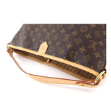Louis Vuitton Monogram Delightful PM Shoulder Bag Brown Beige