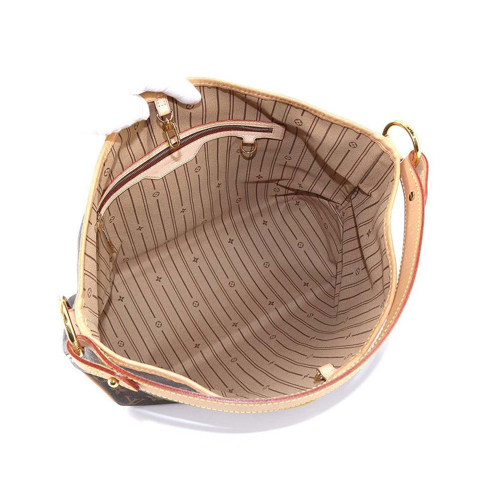 Louis Vuitton Monogram Delightful PM Shoulder Bag Brown Beige