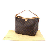 Louis Vuitton Monogram Delightful PM Shoulder Bag Brown Beige