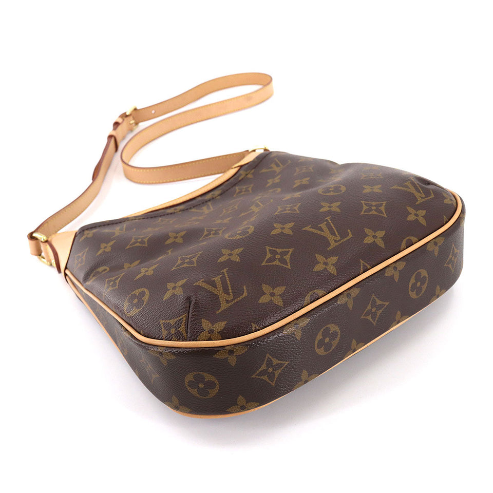 Louis Vuitton Monogram Odeon PM Shoulder Bag Brown