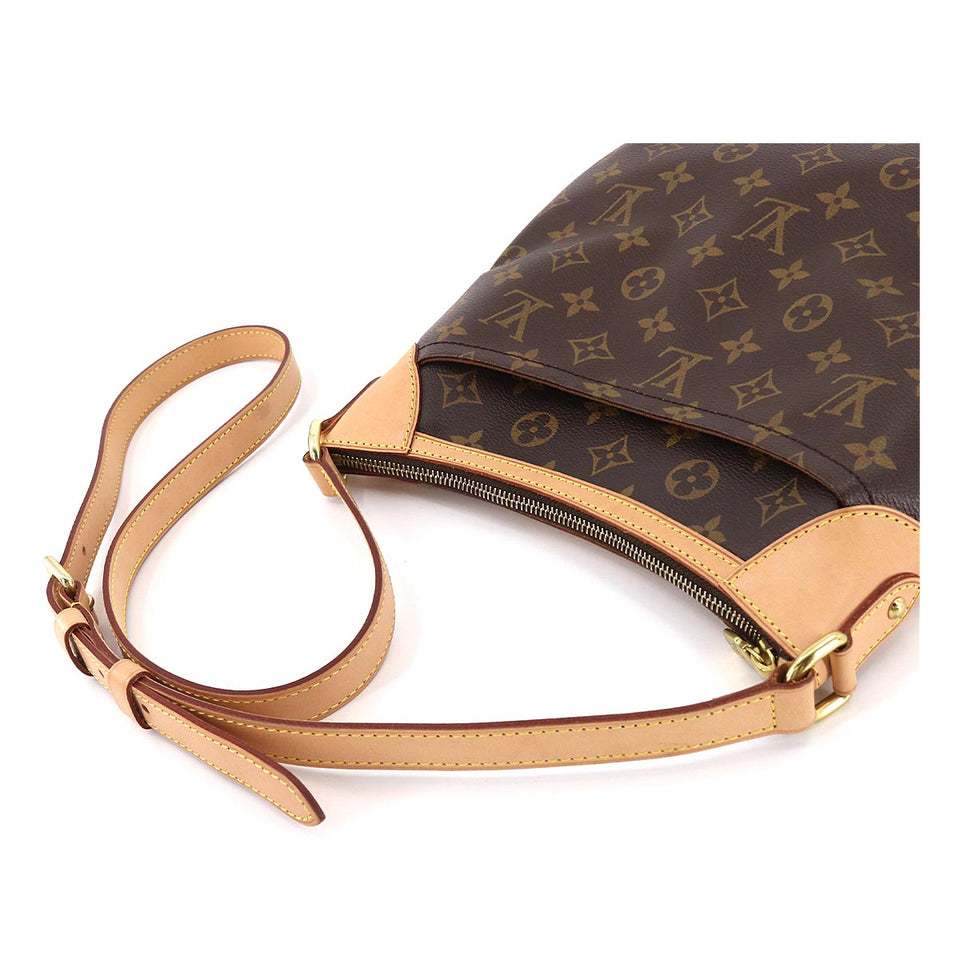 Louis Vuitton Monogram Odeon PM Shoulder Bag Brown