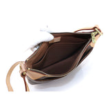 Louis Vuitton Monogram Odeon PM Shoulder Bag Brown