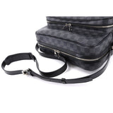 Louis Vuitton Damier Graphite Io Shoulder Bag Black Gray