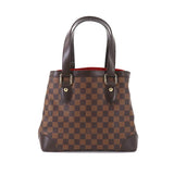 Louis Vuitton Damier Hampstead PM Tote Bag Ebene Gold Hardware