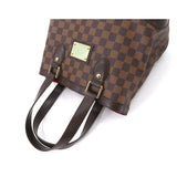 Louis Vuitton Damier Hampstead PM Tote Bag Ebene Gold Hardware