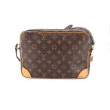 Louis Vuitton Monogram Nile Shoulder Bag Brown Gold Hardware
