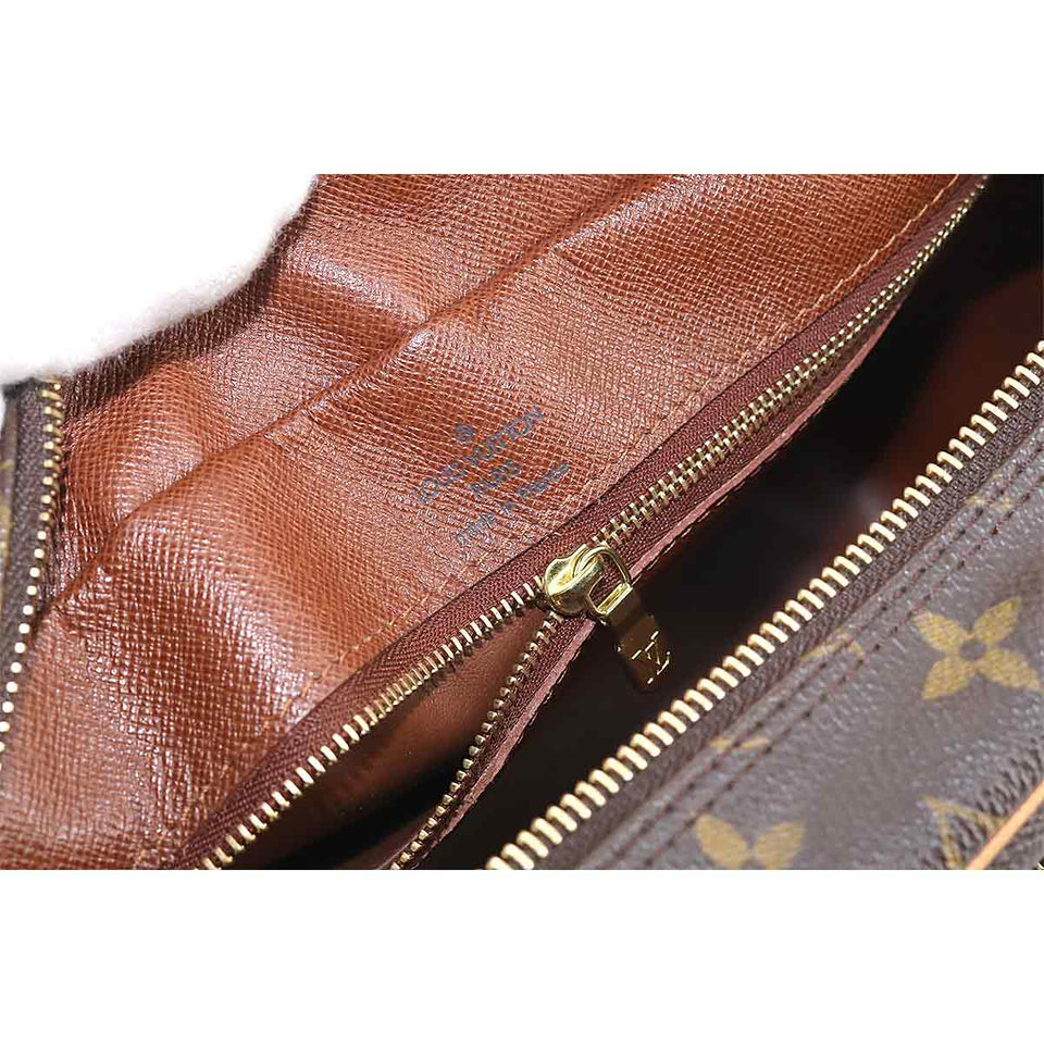 Louis Vuitton Monogram Nile Shoulder Bag Brown Gold Hardware