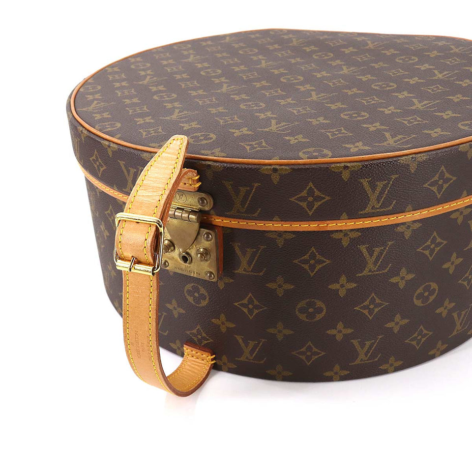 Louis Vuitton Monogram Boite Chapeau 40 Hat Case Brown