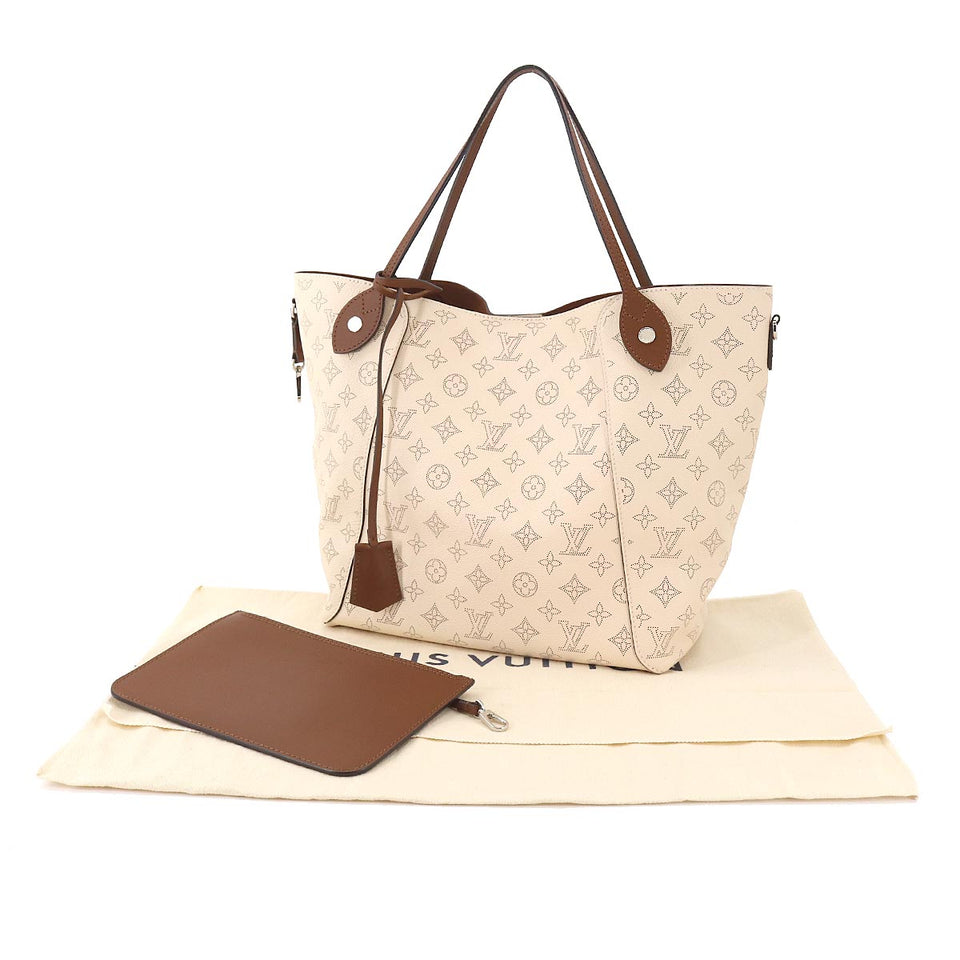 Louis Vuitton Mahina Hina MM 2way Tote Shoulder Bag Leather
