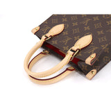 Louis Vuitton Monogram Sac Plat BB 2way Shoulder Bag Brown