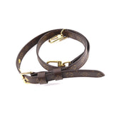 Louis Vuitton Monogram Sac Plat BB 2way Shoulder Bag Brown