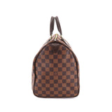 Louis Vuitton Damier Speedy 35 Hand Bag Ebene Brown