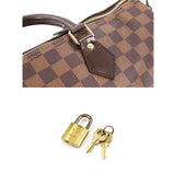 Louis Vuitton Damier Speedy 35 Hand Bag Ebene Brown