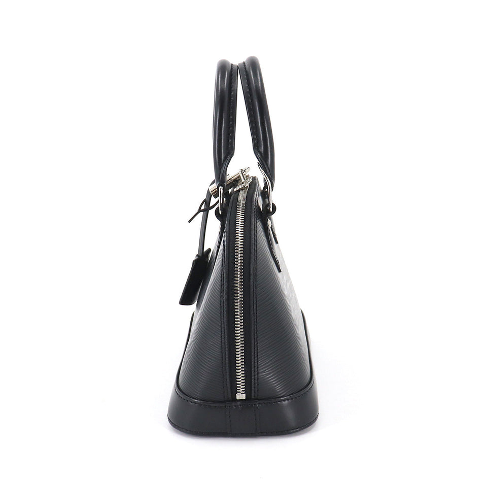 Louis Vuitton Epi Alma BB 2way Hand Shoulder Bag Leather Noir