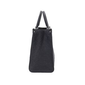 Louis Vuitton Monogram Implant Onthego MM 2way Tote Bag Noir