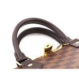 Louis Vuitton Damier Alma PM Hand Bag Ebene Brown