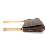 Louis Vuitton Monogram Musette Tango Short Shoulder Bag Brown