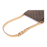 Louis Vuitton Monogram Musette Tango Short Shoulder Bag Brown