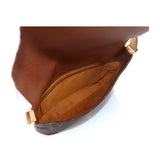 Louis Vuitton Monogram Musette Tango Short Shoulder Bag Brown