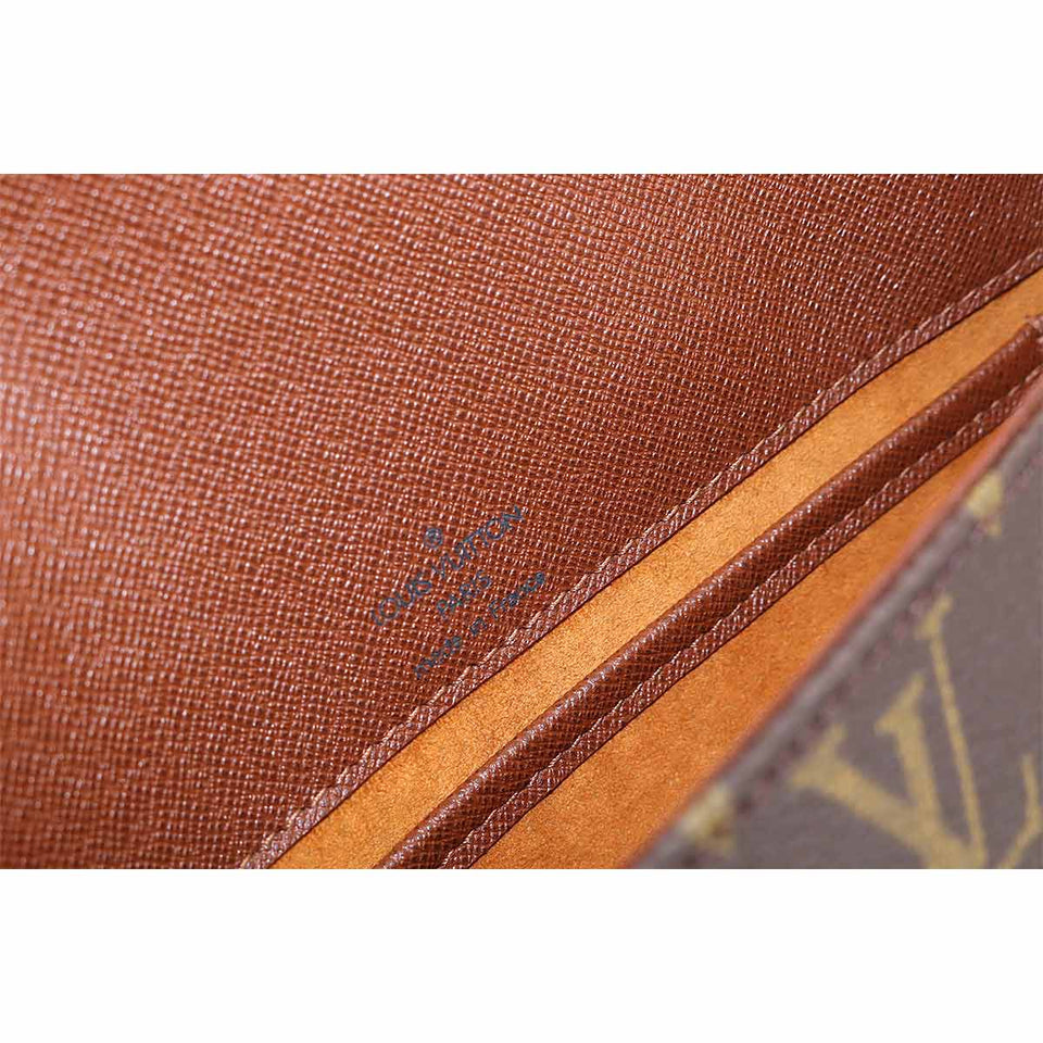 Louis Vuitton Monogram Musette Tango Short Shoulder Bag Brown