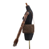 Louis Vuitton Monogram Musette Tango Short Shoulder Bag Brown