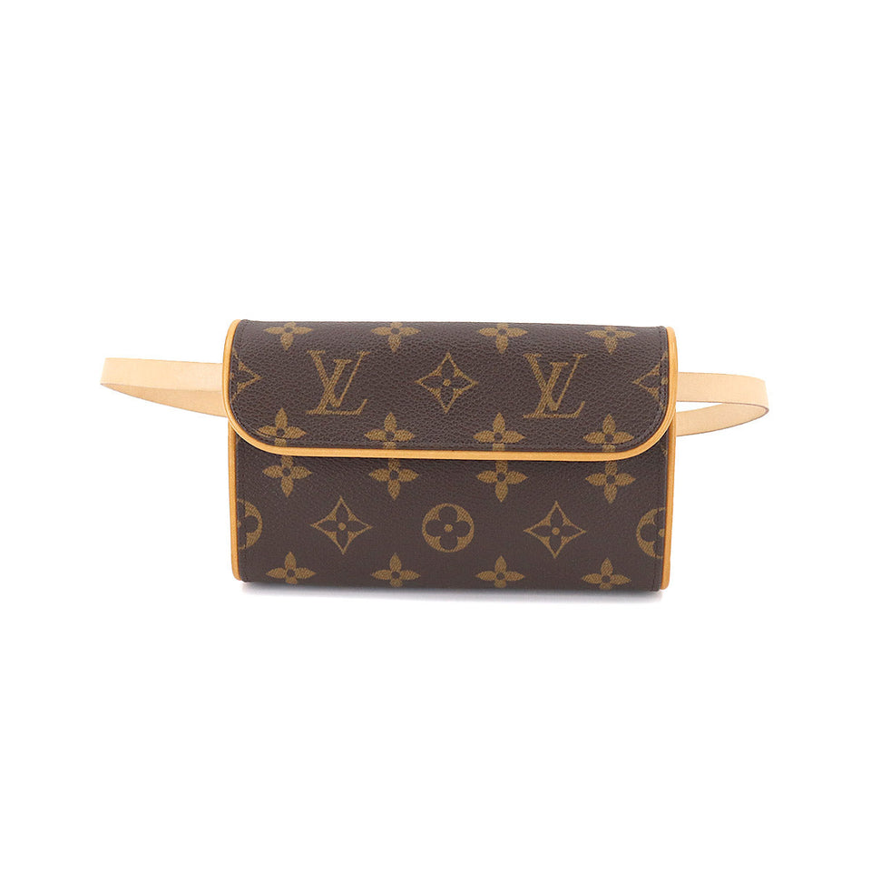 Louis Vuitton Monogram Pochette Florentine Waist Pouch Belt Bag Brown