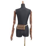 Louis Vuitton Monogram Pochette Florentine Waist Pouch Belt Bag Brown