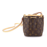 Louis Vuitton Monogram Nano Noe Shoulder Bag Brown
