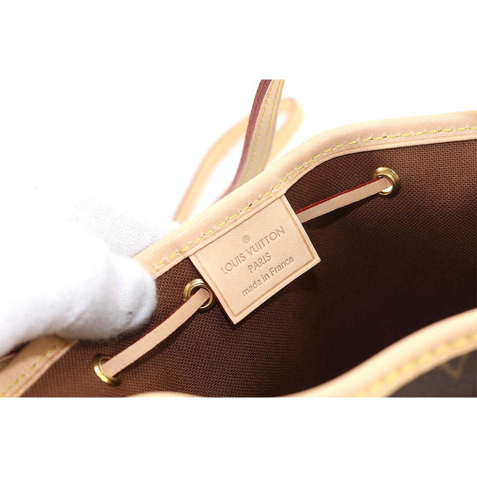 Louis Vuitton Monogram Nano Noe Shoulder Bag Brown