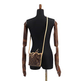 Louis Vuitton Monogram Nano Noe Shoulder Bag Brown