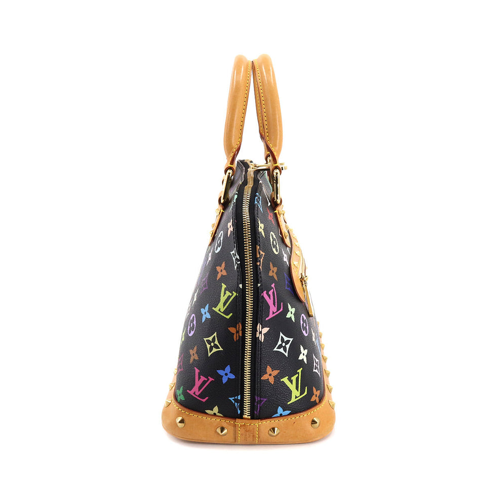 Louis Vuitton Monogram Multicolor Alma Hand Bag Noir