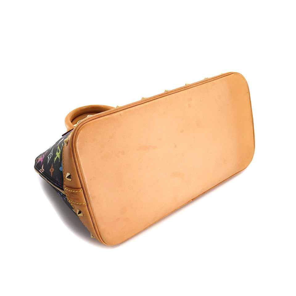 Louis Vuitton Monogram Multicolor Alma Hand Bag Noir