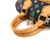 Louis Vuitton Monogram Multicolor Alma Hand Bag Noir