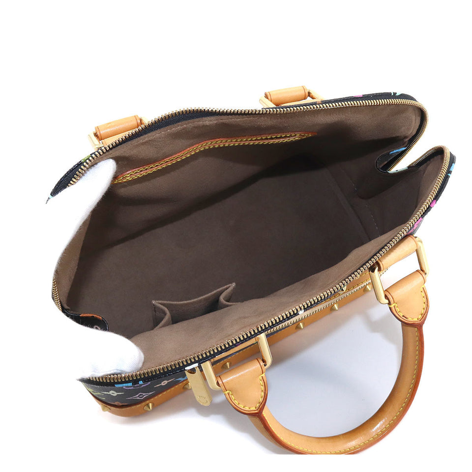 Louis Vuitton Monogram Multicolor Alma Hand Bag Noir