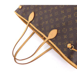 Louis Vuitton Monogram Neverfull GM Tote Bag Brown Gold Hardware