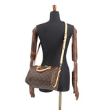 Louis Vuitton Monogram Speedy Bandouliere 25 2way Shoulder Bag Brown
